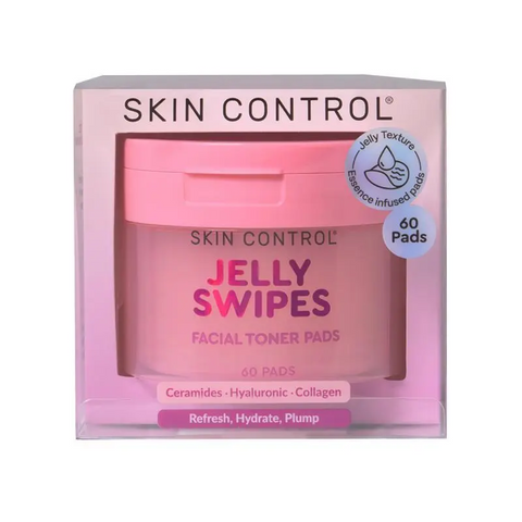 Skin Control Jelly Swipes Facial Toner Pads 60 Pack