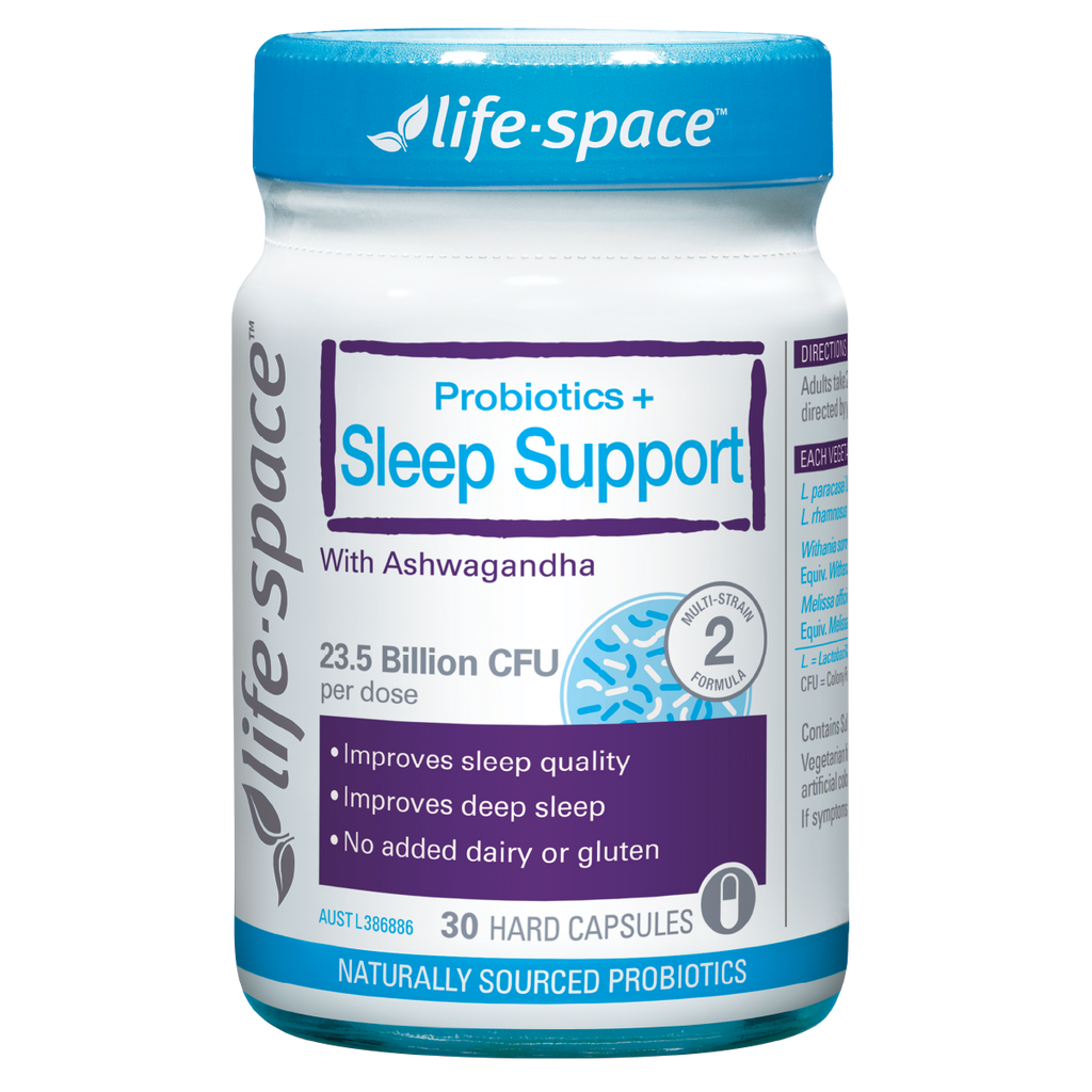 Life-Space Probiotics + Sleep Support 30 Hard Capsules (expiry 8/24)