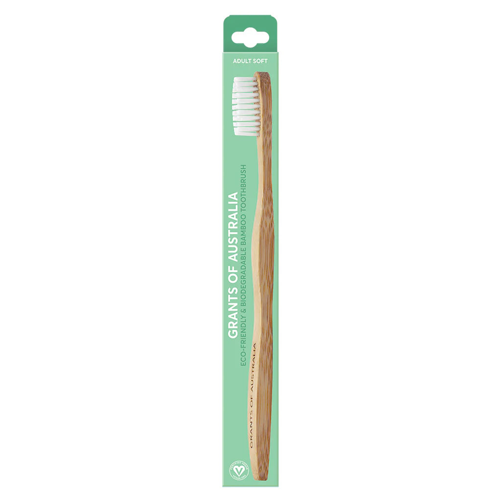 Grants Of Australia Adult Bamboo Toothbrush - Soft