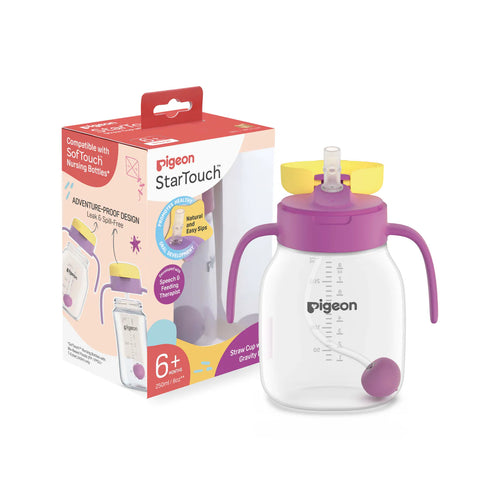 Pigeon StarTouch Straw Cup with Gravity Ball 250mL