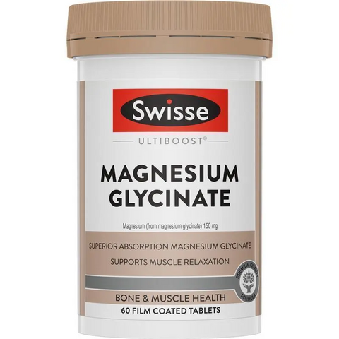 Swisse Ultiboost Magnesium Glycinate 60 Tablets