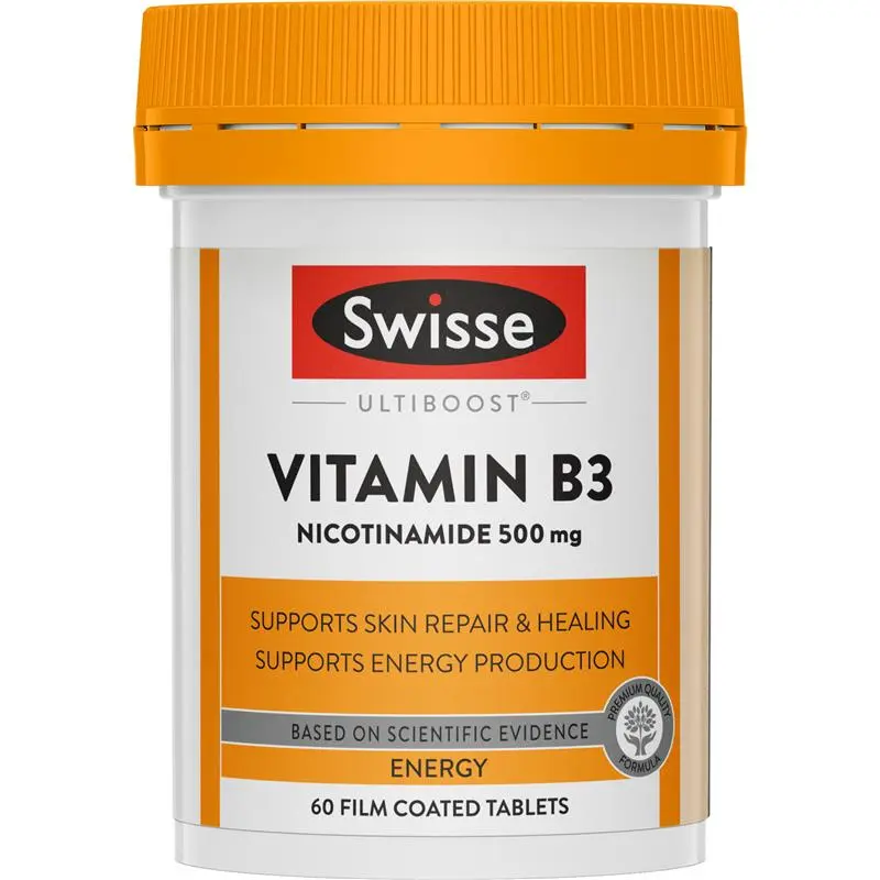 Swisse Ultiboost Vitamin B3 60 Tablets