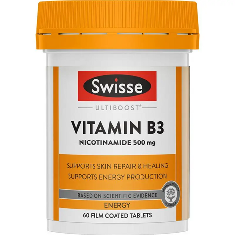 Swisse Ultiboost Vitamin B3 60 Tablets