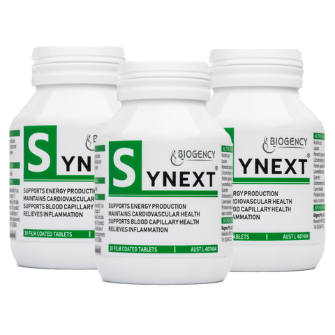 Biogency Synext 3 x 30 Film Coated Tablets - Special Bundle