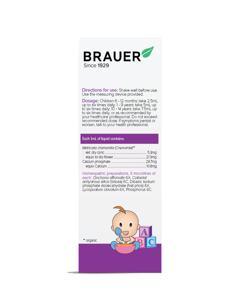 Brauer Baby & Child Stomach Calm Oral Liquid 100mL (expiry 8/24)