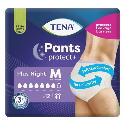 Tena Pants Plus Night Medium 12 Pack