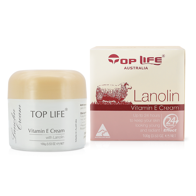 Top Life Lanolin Cream with Vitamin E 100g