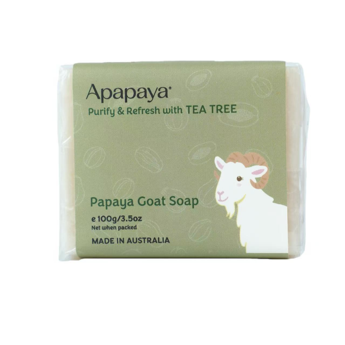 Apapaya Tea Tree Goat Milk Soap 100g