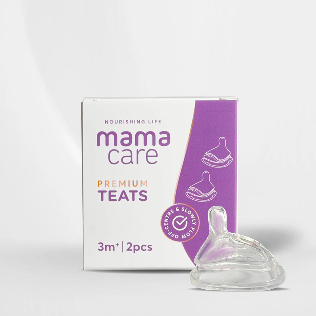 MamaCare Teats x 2 Size 3m+