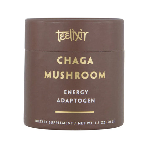 Teelixir Organic Chaga Mushroom (Antioxidant Adaptogen) 50g
