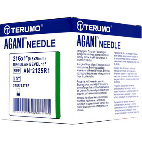 Terumo Agani Hypodermic Needles 100 Pack