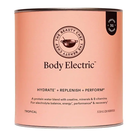 The Beauty Chef Body Electric Hydrate + Replenish + Perform Tropical Flavour 320g