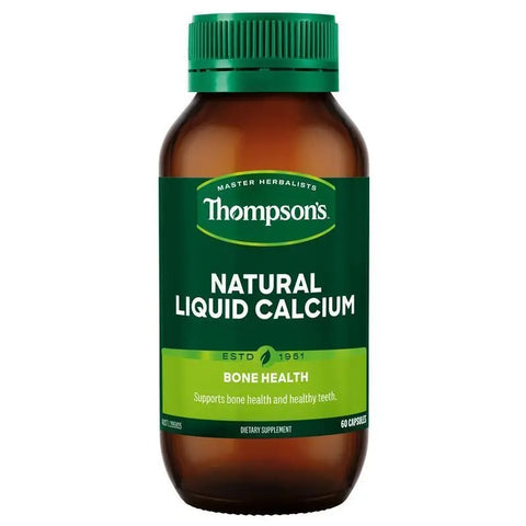 Thompson's Natural Liquid Calcium 60 Capsules