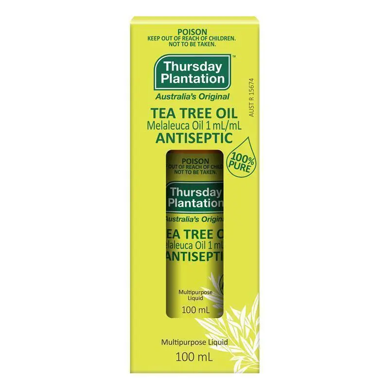 Thursday Plantation 100% Pure Tea Tree Oil 100mL (Expiry 11/2026)