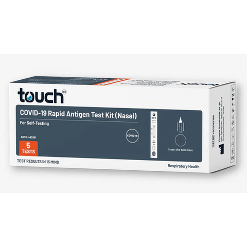 Touchbio COVID-19 Rapid Antigen Test For Self Testing 5 Nasal Test Kit