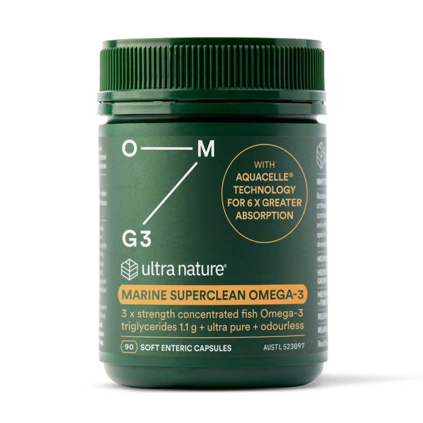 Ultra Nature Marine SuperClean Omega-3 90 Capsules