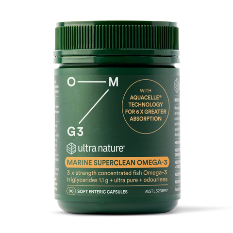 Ultra Nature Marine SuperClean Omega-3 90 Capsules