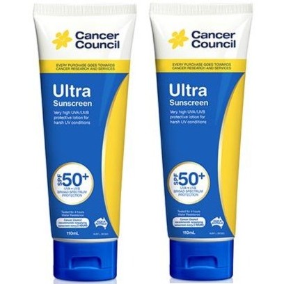 Cancer Council Ultra SPF 50+ 2 x 110mL - Special Bundle