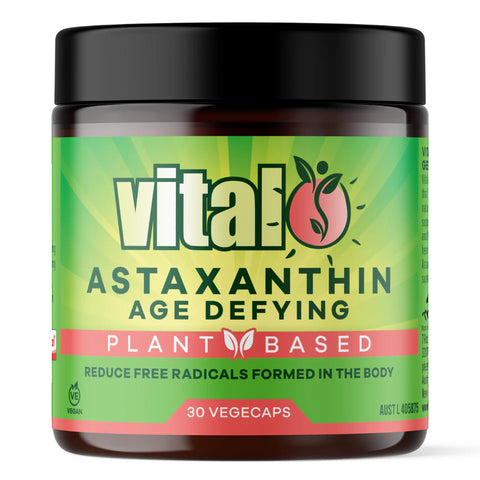 Vital Astaxanthin Age Defying 30 Vege Capsules