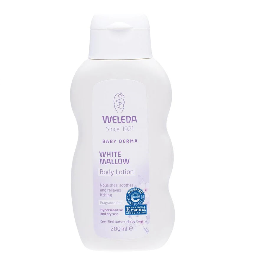 Weleda Baby Derma Fragrance Free White Mallow Body Lotion 200mL