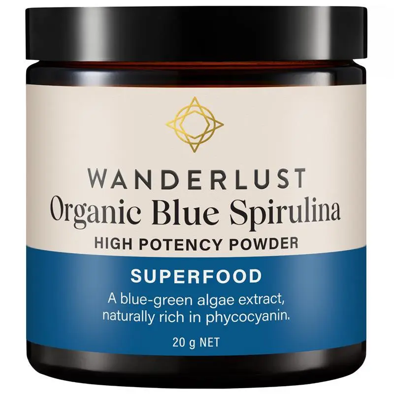 Wanderlust Organic Blue Spirulina Powder 20g