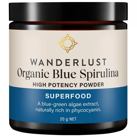 Wanderlust Organic Blue Spirulina Powder 20g