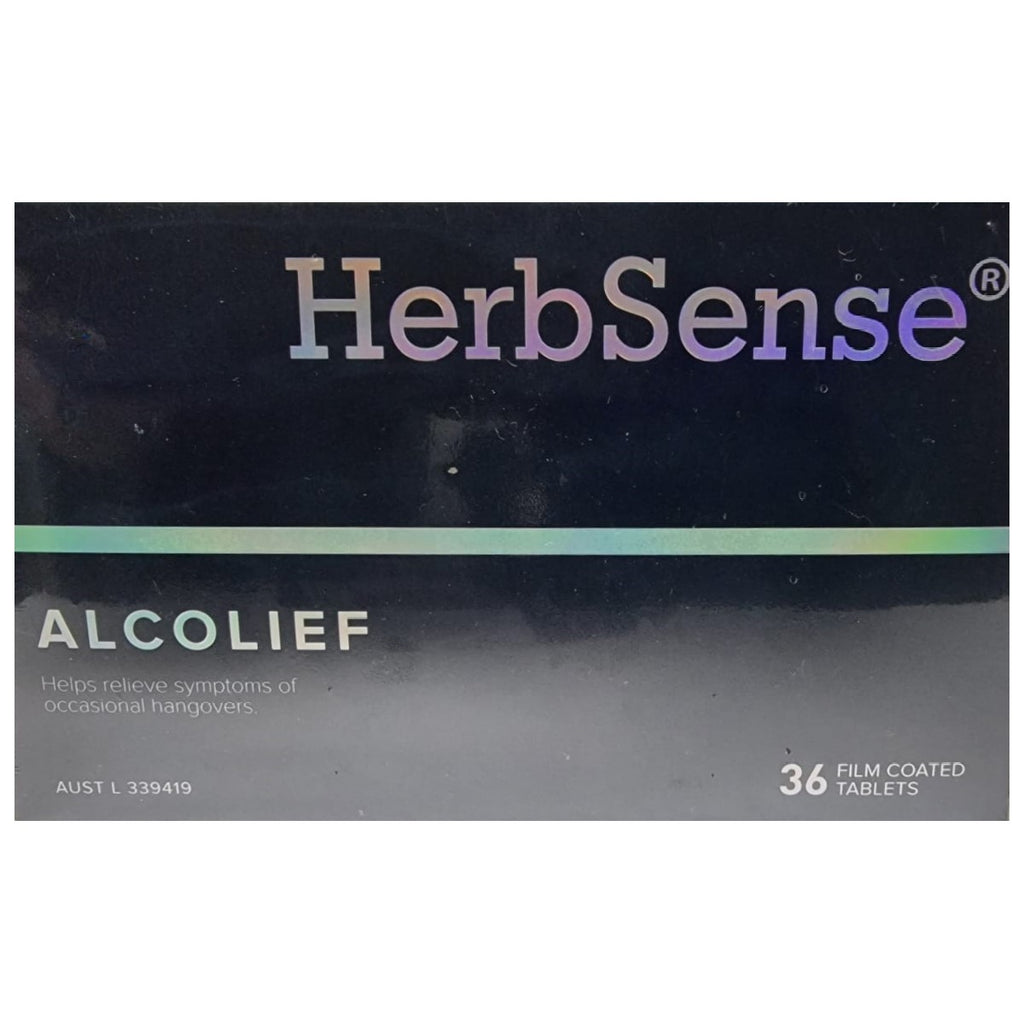 Herbsense Alcolief 36 Film Coated Tablets