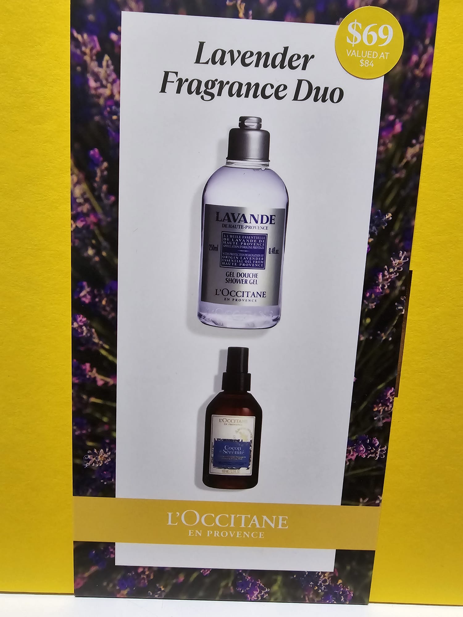 L'OCCITANE Lavender Fragrance Duo Gift Set