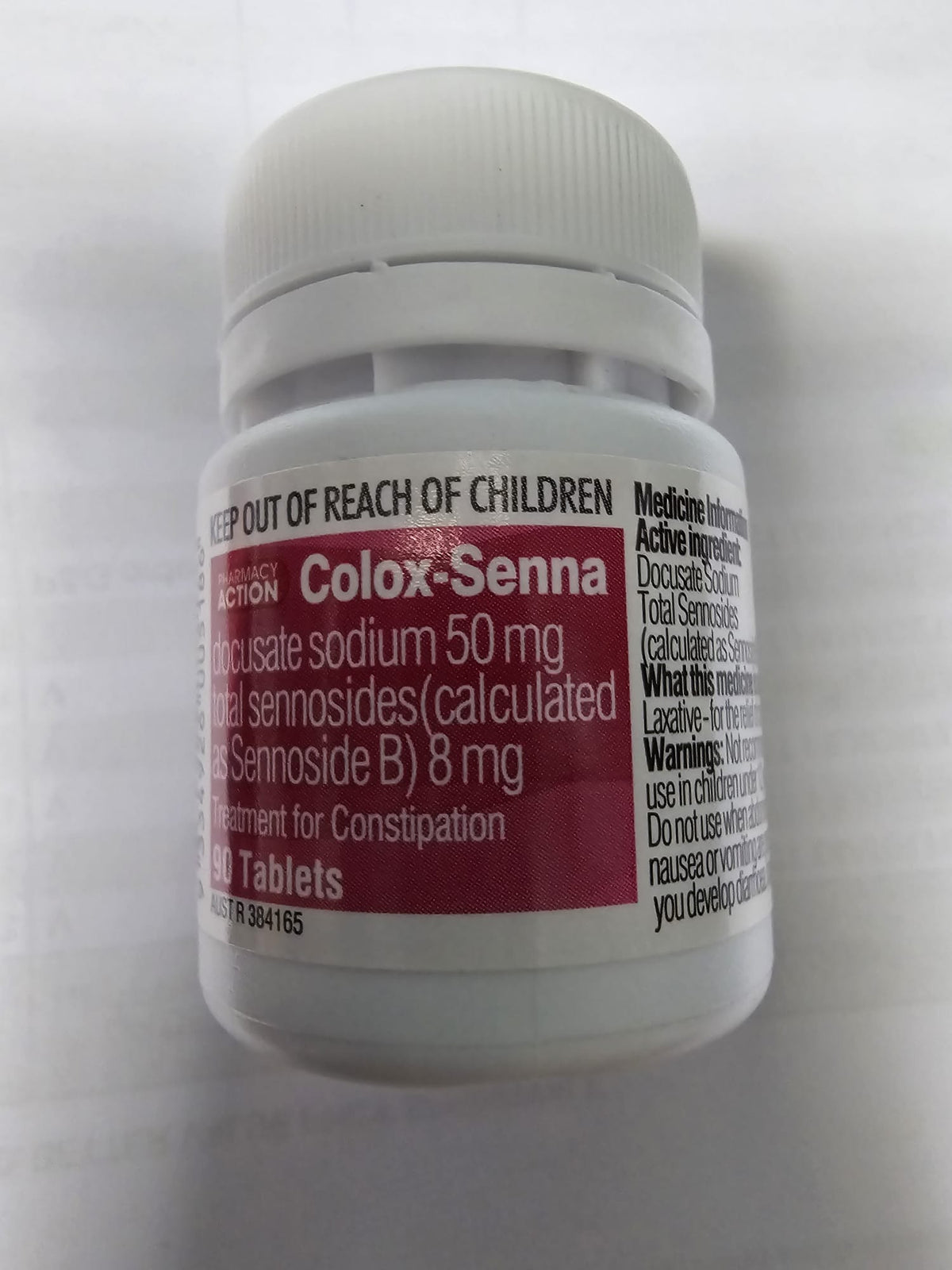 Pharmacy Action Colox-Senna 90 Tablets
