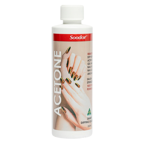 Soodox Gel Acrylic Nail Polish Soak Off Remover Acetone 250mL