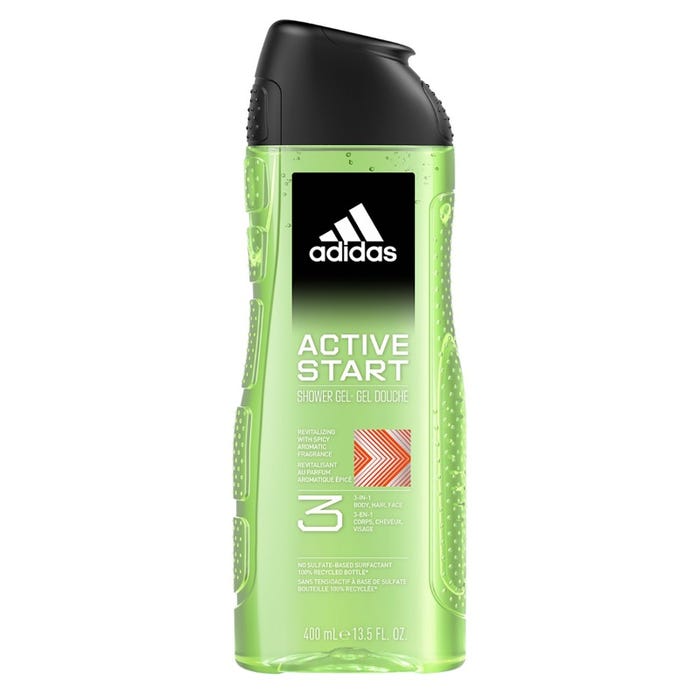 Adidas Active Start 3-in-1 Shower Gel 400mL