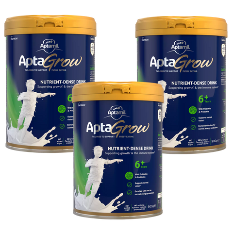AptaGrow Nutrient-Dense Milk Drink From 6+ Years 3 x 900g - Special Bundle