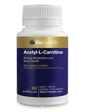 Load image into Gallery viewer, Bioceuticals Acetyl-L-Carnitine 90 Capsules (Expiry 05/2024)