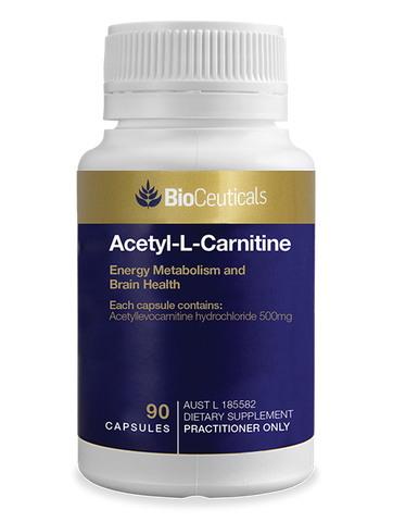 Bioceuticals Acetyl-L-Carnitine 90 Capsules (Expiry 05/2024)