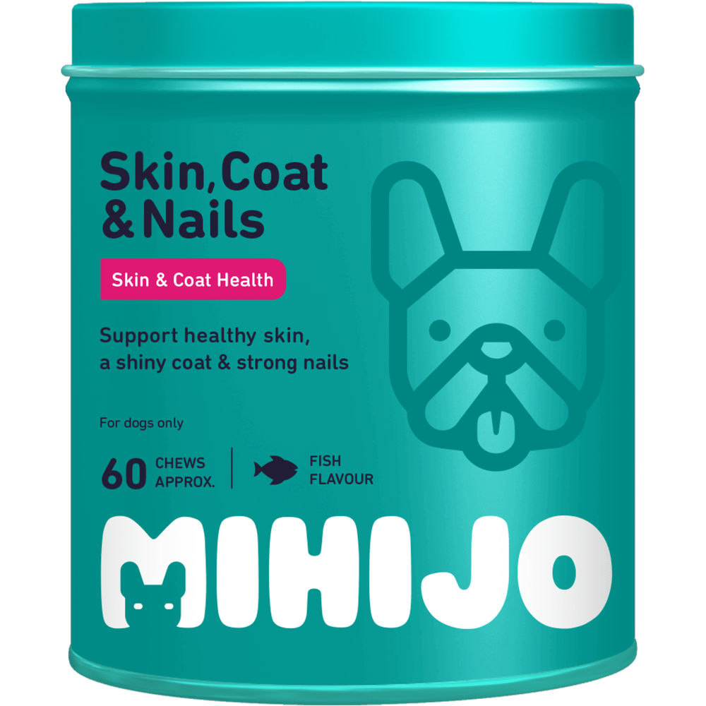 Mihijo Skin, Coat & Nails 60 Chewable Food Supplements