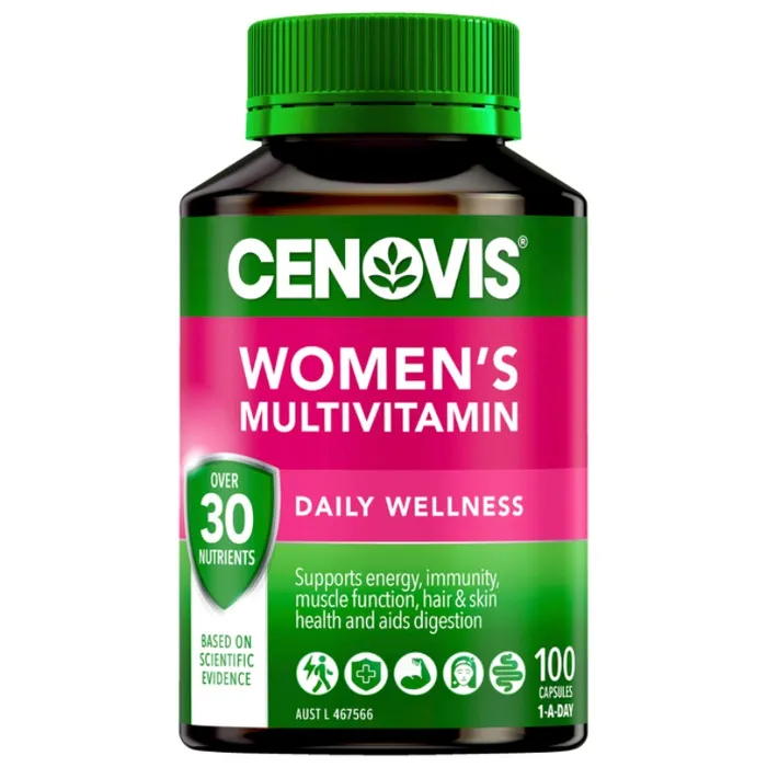 Cenovis Women's Multivitamin Daily Wellness 100 Capsules