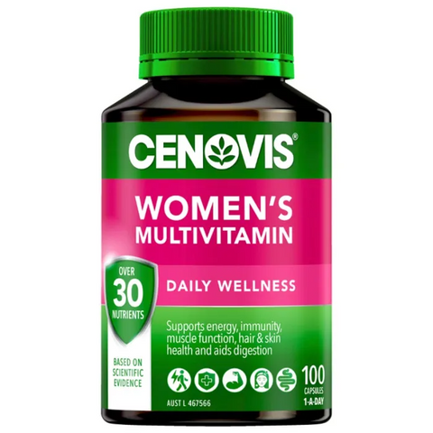 Cenovis Women's Multivitamin Daily Wellness 100 Capsules