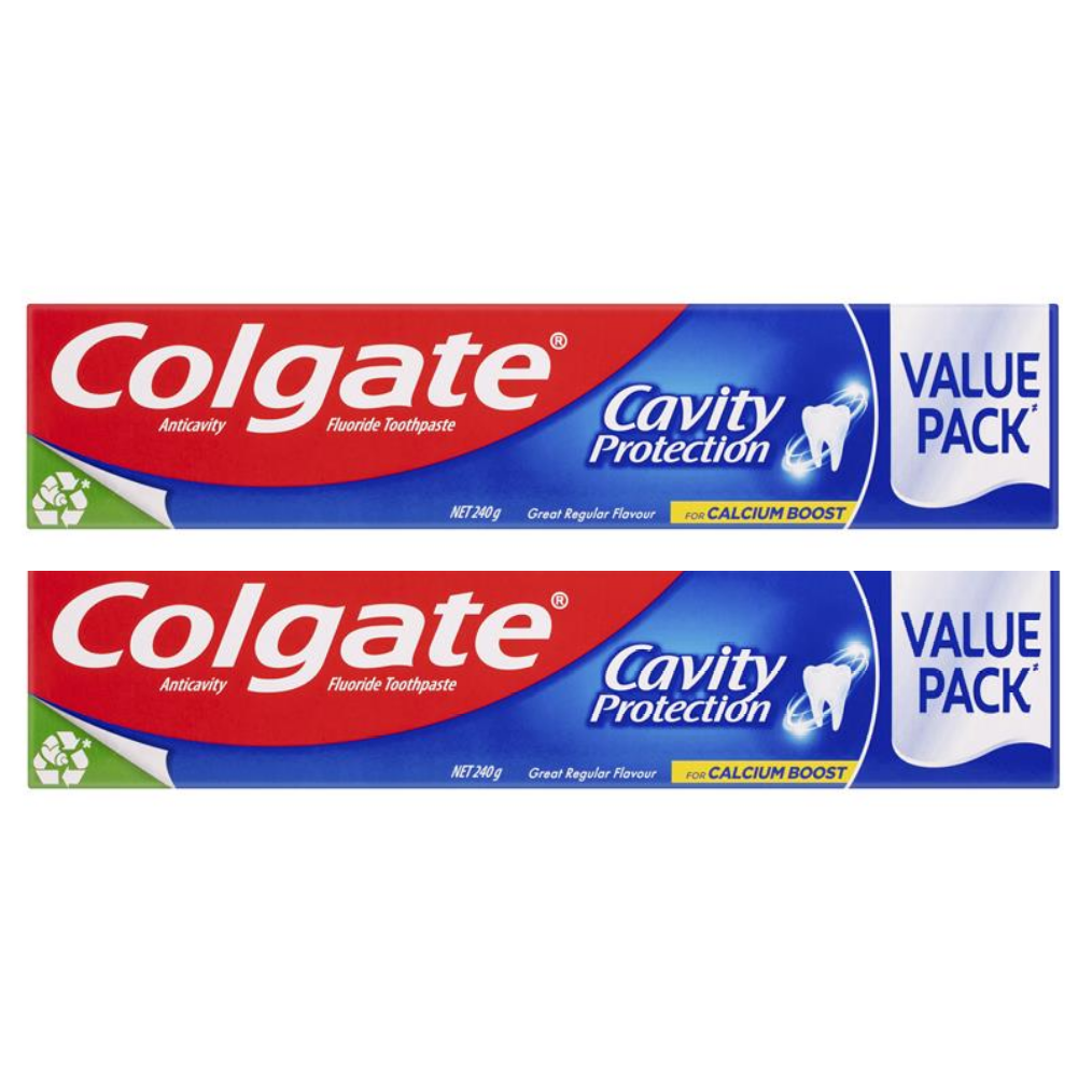 Colgate Toothpaste Cavity Protection 2 x 240g - Special Bundles ...