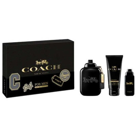 Coach New York Man Eau de Parfum 100mL 3 Piece Set
