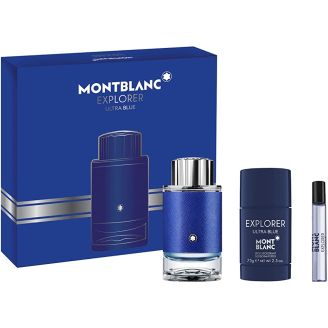 Montblanc Explorer Ultra Blue Eau de Parfum 100mL 3 Piece Set