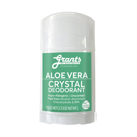 Grants Of Australia Aloe Vera Crystal Deodorant 100g