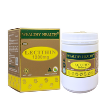 Load image into Gallery viewer, Wealthy Health Lecithin 1200mg 200 Capsules