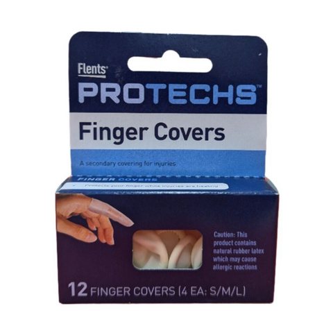 Flents Finger Covers (12 Finger Covers - 4 each S/M/L)