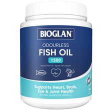 Load image into Gallery viewer, Bioglan Odourless Fish Oil 1500mg 400 Soft Capsules