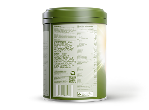 Future Organic A2 Protein Premium Infant Formula Stage 1 From 0-6 Months 800g