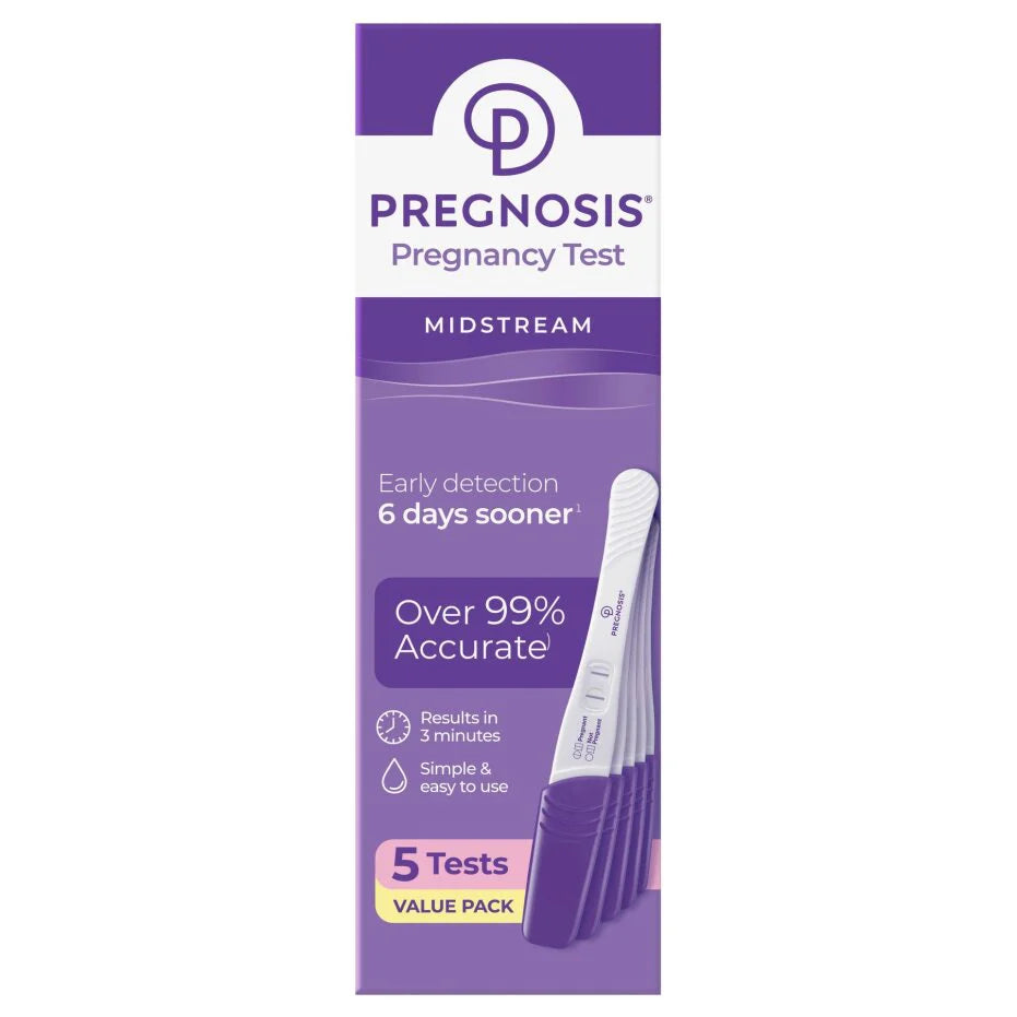 Pregnosis Midstream 5 Pregnancy Tests