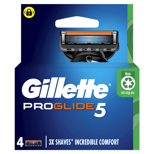 Gillette Fusion Proglide Manual Razor Blades 4 Pack