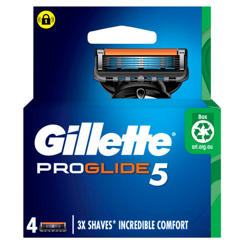 Gillette Fusion Proglide Manual Razor Blades 4 Pack