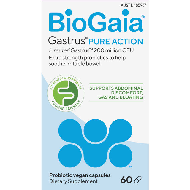 BioGaia Gastrus Pure 60 Capsules