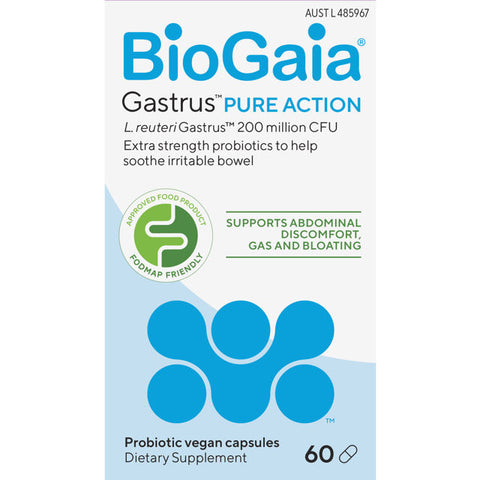 BioGaia Gastrus Pure 60 Capsules
